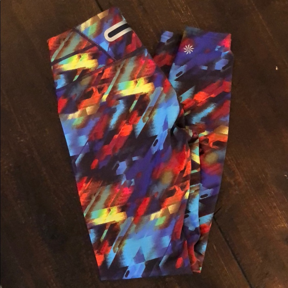 Athleta Multi Colored leggings S